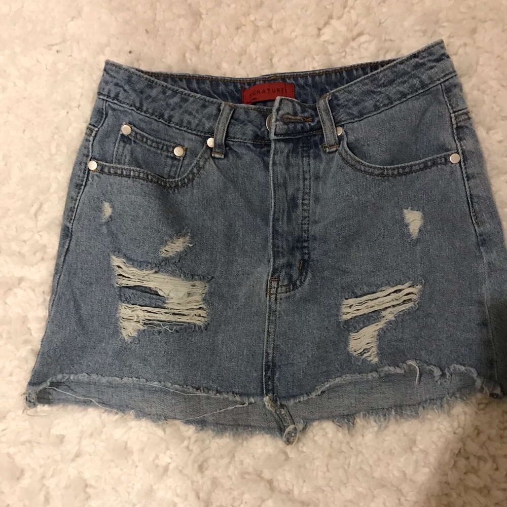 Denim skirt